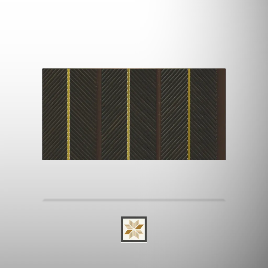 8x0.49 feet | 8 mm Brown Wood louvers (suitable for Bedroom, Feature Wall, Living Room, Office, TV Cabinet) | LV-20774