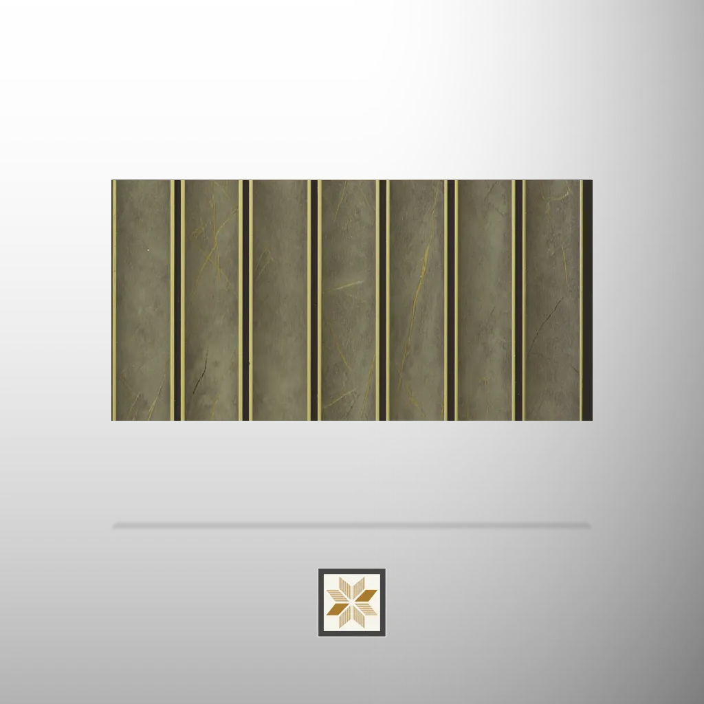 8x0.49 feet | 8 mm Beige Marble louvers (suitable for Bedroom, Feature Wall, Living Room, Office, TV Cabinet) | LV-20776