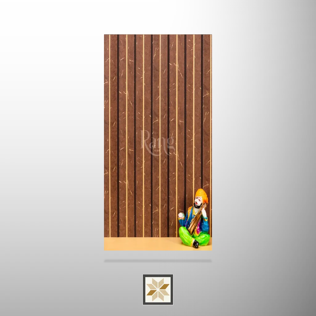 9x0.66 feet | 12 mm Brown Marble louvers (suitable for Bedroom, Hotel, Kitchen, Living Room, Office, Restaurant) | LV-20931