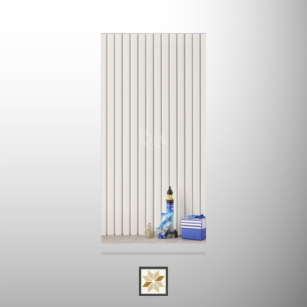 9x0.41 feet | 12 mm White louvers (suitable for Bedroom, Hotel, Kitchen, Living Room, Office, Restaurant) | LV-20937