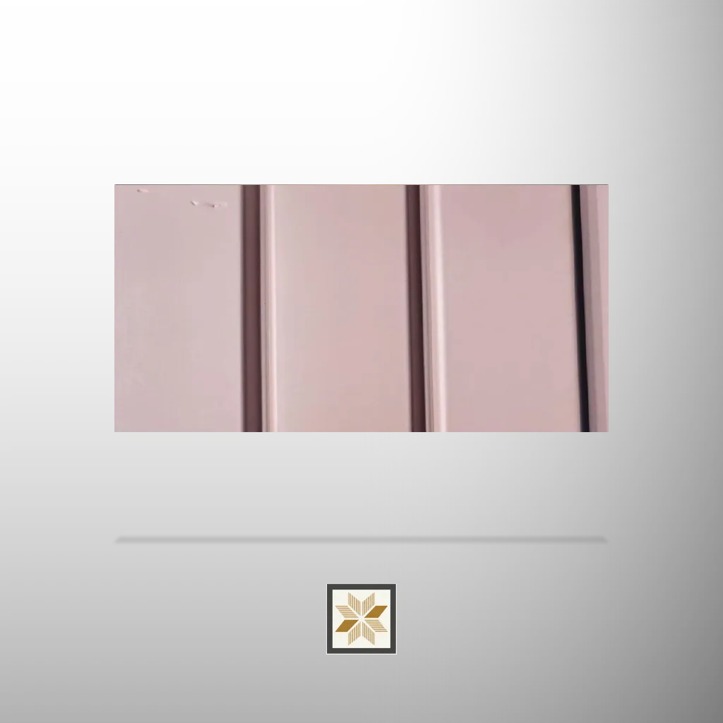 9x0.41 feet | 12 mm Pink louvers (suitable for Bedroom, Hotel, Kitchen, Living Room, Office, Restaurant) | LV-20946