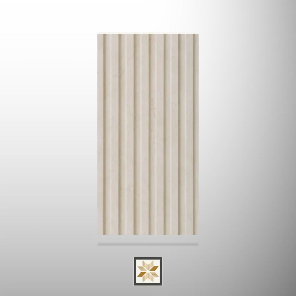 9x0.5 feet | 8 mm White Wood louvers (suitable for Bedroom, Hotel, Kitchen, Living Room, Office, Restaurant) | LV-21065-B