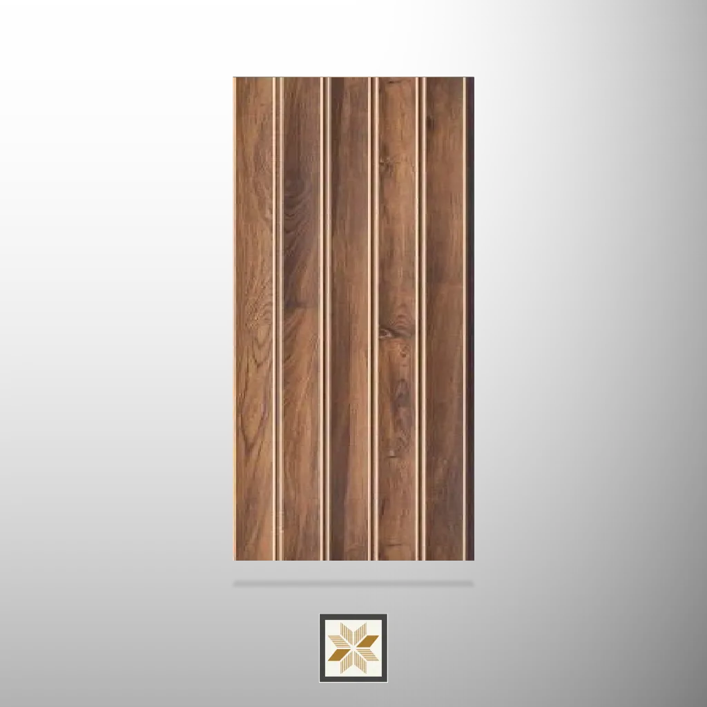 8x0.41 feet | 8 mm Brown Wood louvers (suitable for Bedroom, Hotel, Kitchen, Living Room, Office, Restaurant) | LV-20993