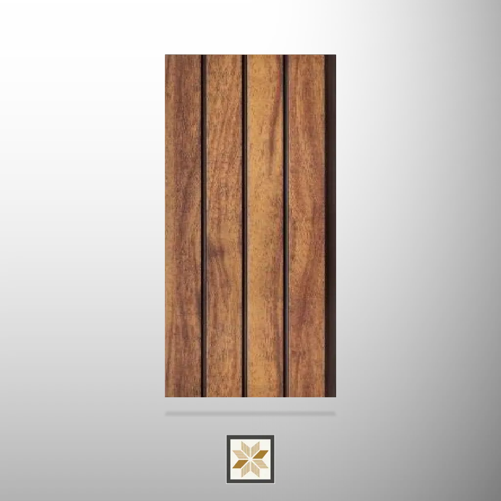 8x0.41 feet | 8 mm Brown Wood louvers (suitable for Bedroom, Hotel, Kitchen, Living Room, Office, Restaurant) | LV-21019