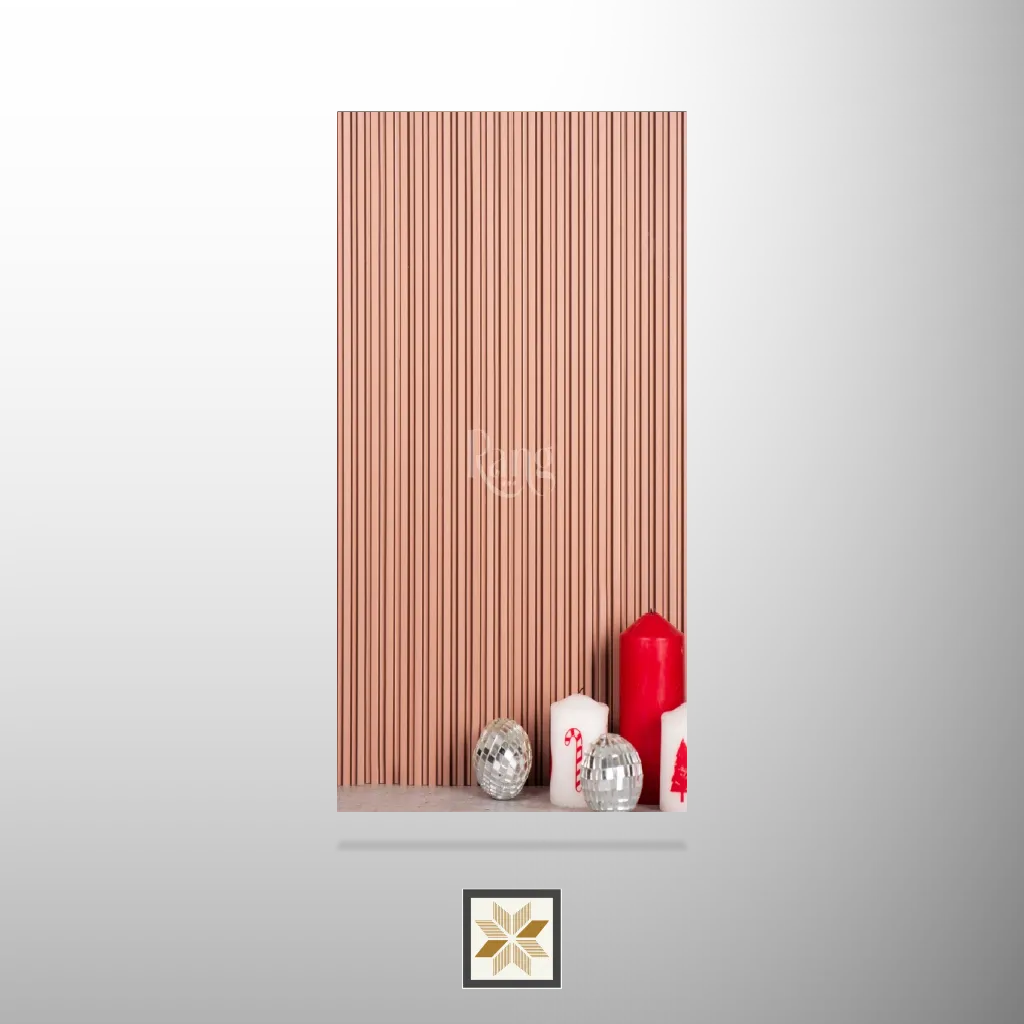 9x0.41 feet | 11 mm Brown louvers (suitable for Bedroom, Hotel, Kitchen, Living Room, Office, Restaurant) | LV-21034