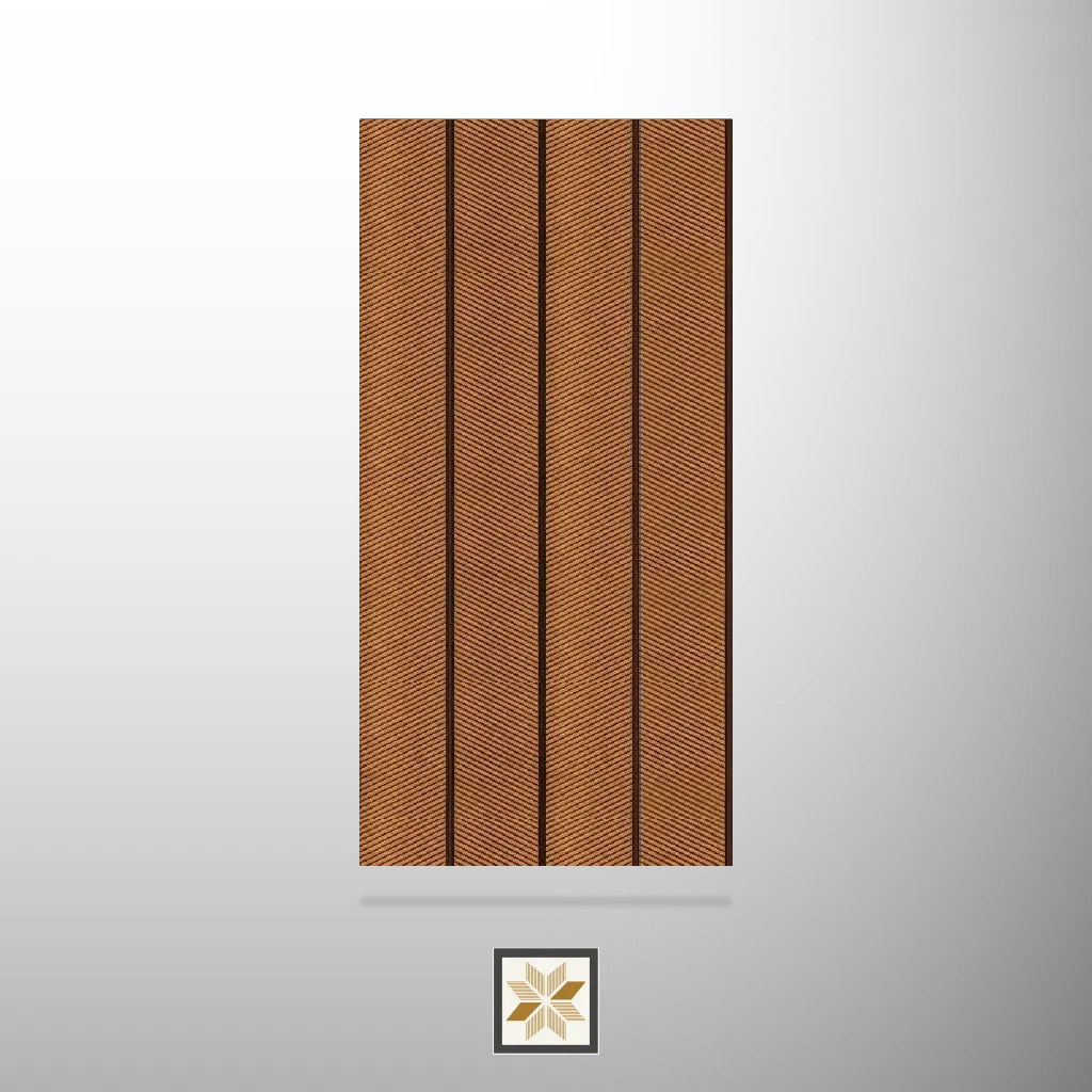 9x1.03 feet | 8 mm Brown Patterned louvers (suitable for Bedroom, Hotel, Kitchen, Living Room, Office, Restaurant) | LV-21043