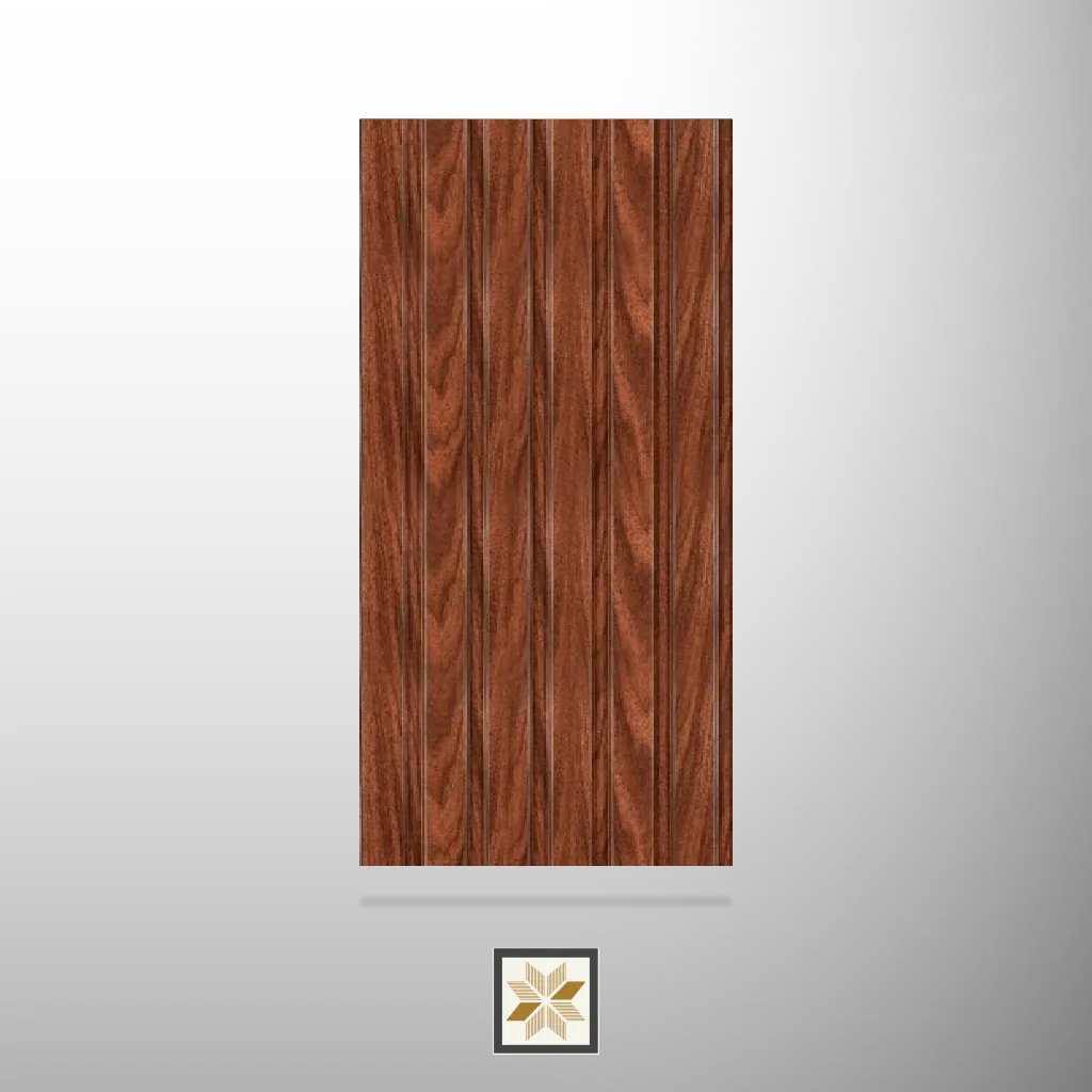 9x0.8 feet | 10 mm Brown Wood louvers (suitable for Bedroom, Hotel, Kitchen, Living Room, Office, Restaurant) | LV-21056