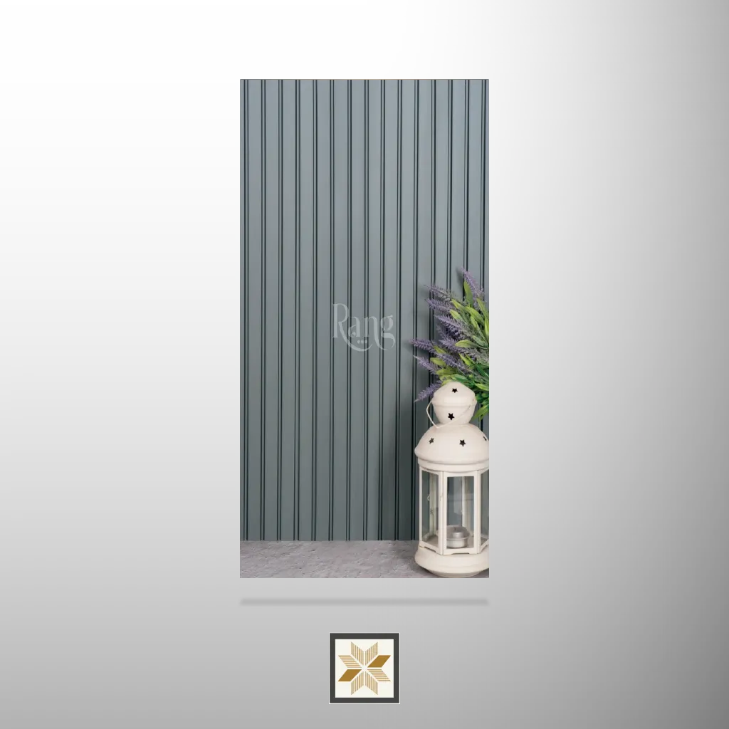 9x0.38 feet | 12 mm Grey louvers (suitable for Bedroom, Hotel, Kitchen, Living Room, Office, Restaurant) | LV-21240