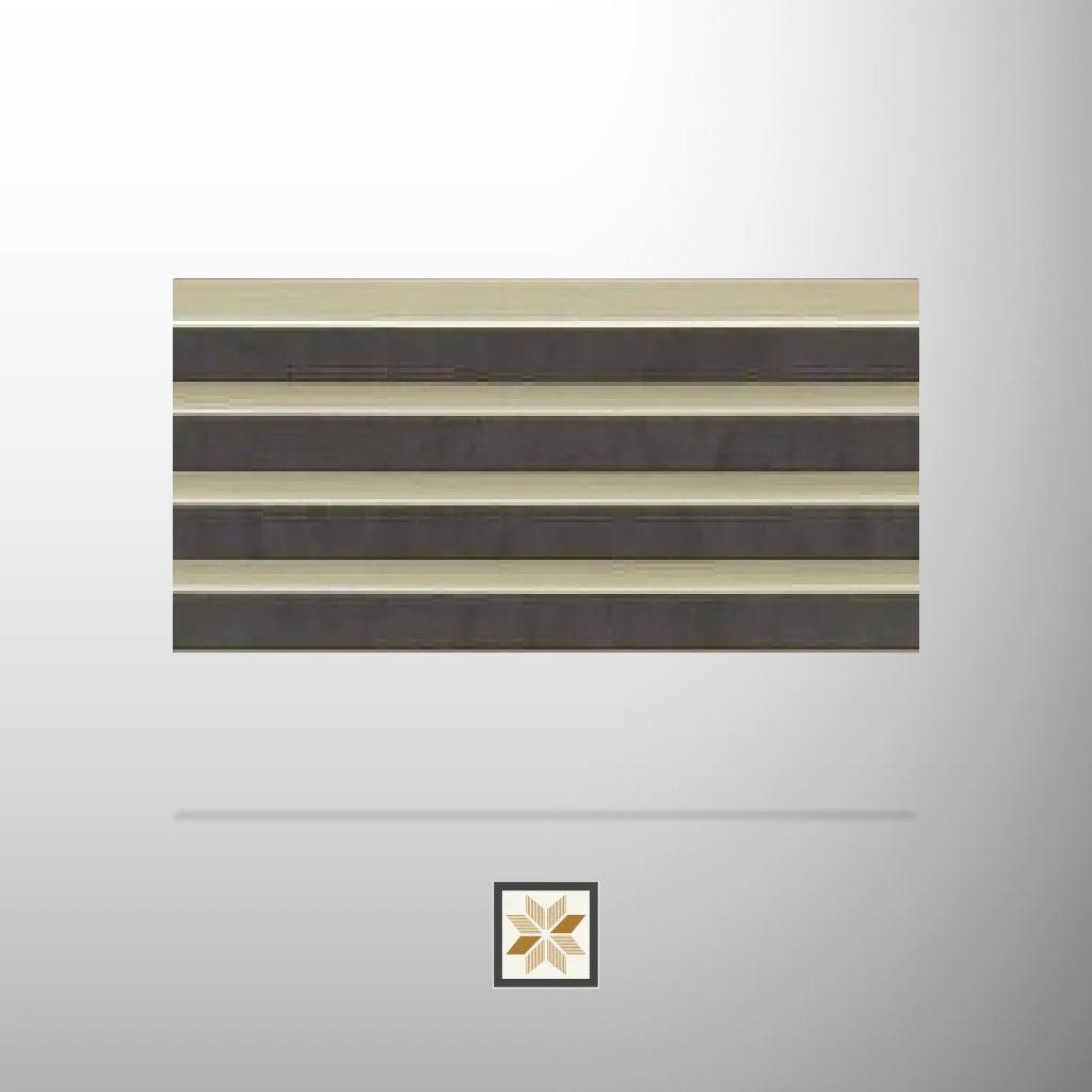 8x0.41 feet | 8 mm Grey Wood louvers (suitable for Bedroom, Hotel, Kitchen, Living Room, Office, Restaurant) | LV-21288-B