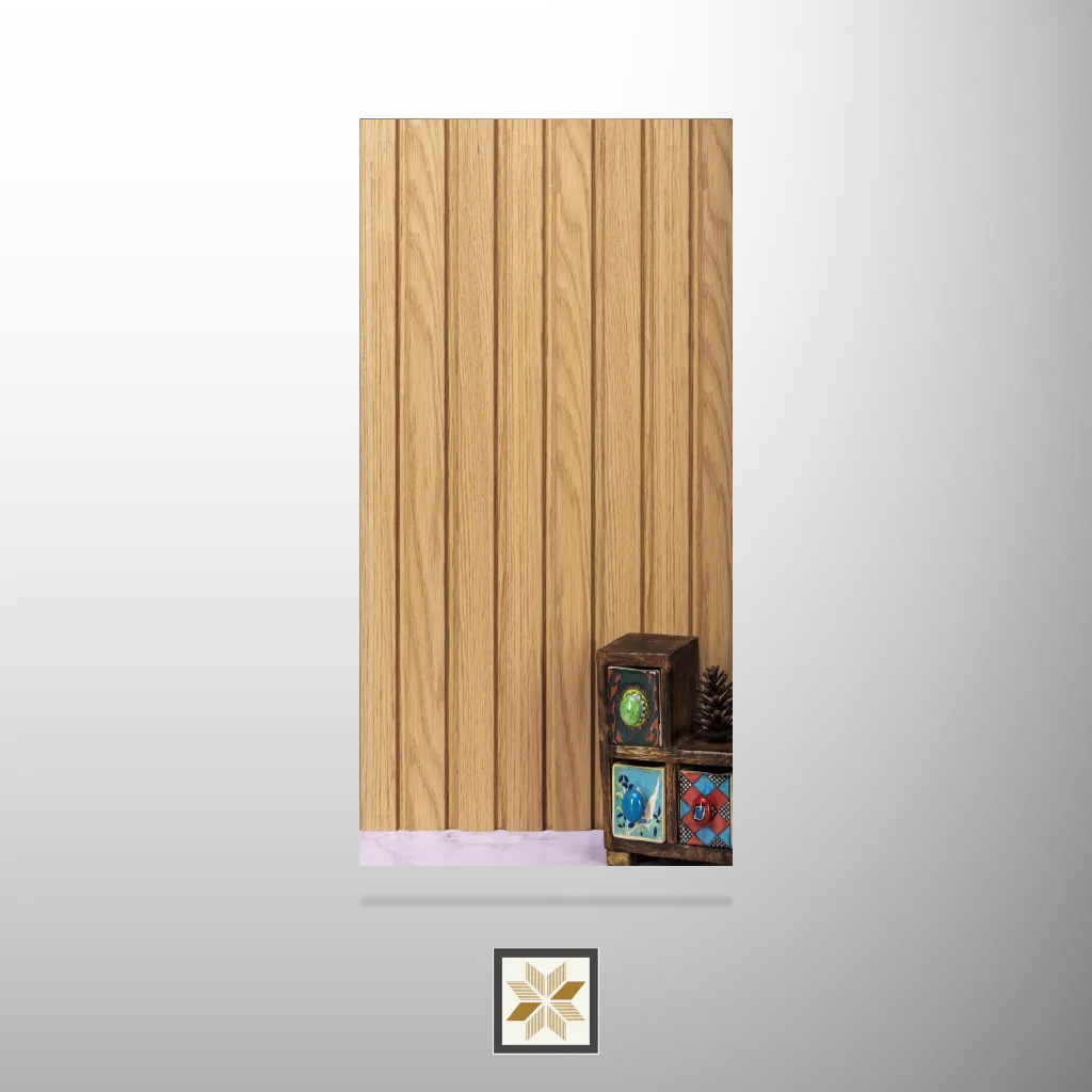 9x0.52 feet | 11.7 mm Cream Wood louvers (suitable for Bedroom, Hotel, Kitchen, Living Room, Office, Restaurant) | LV-21378