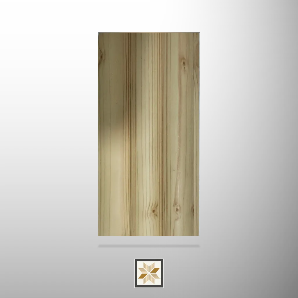 8x0.42 feet | 12 mm Cream Wood louvers (suitable for Bedroom, Hotel, Kitchen, Living Room, Office, Restaurant) | LV-21411