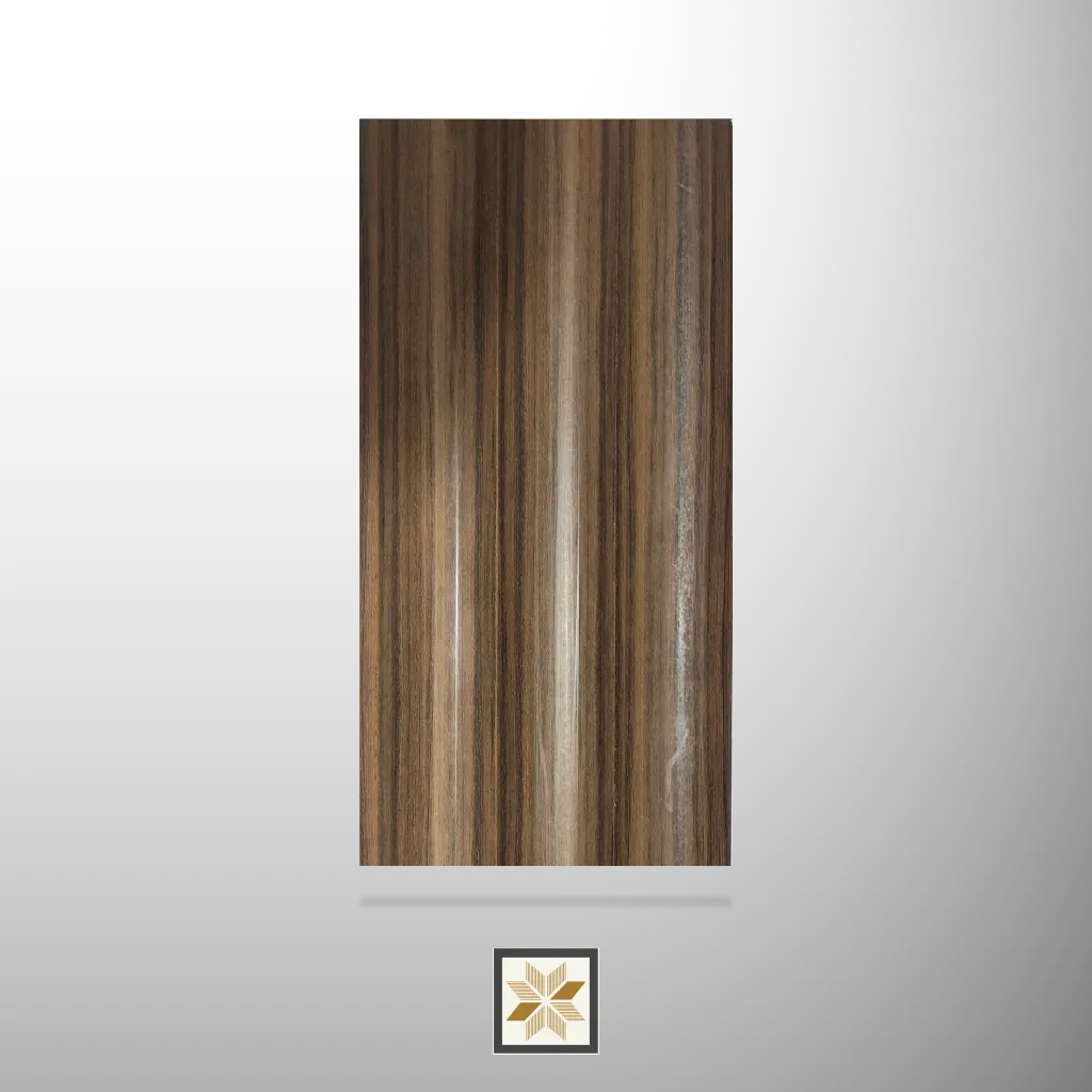 8x0.42 feet | 12 mm Brown Wood louvers (suitable for Bedroom, Hotel, Kitchen, Living Room, Office, Restaurant) | LV-21413
