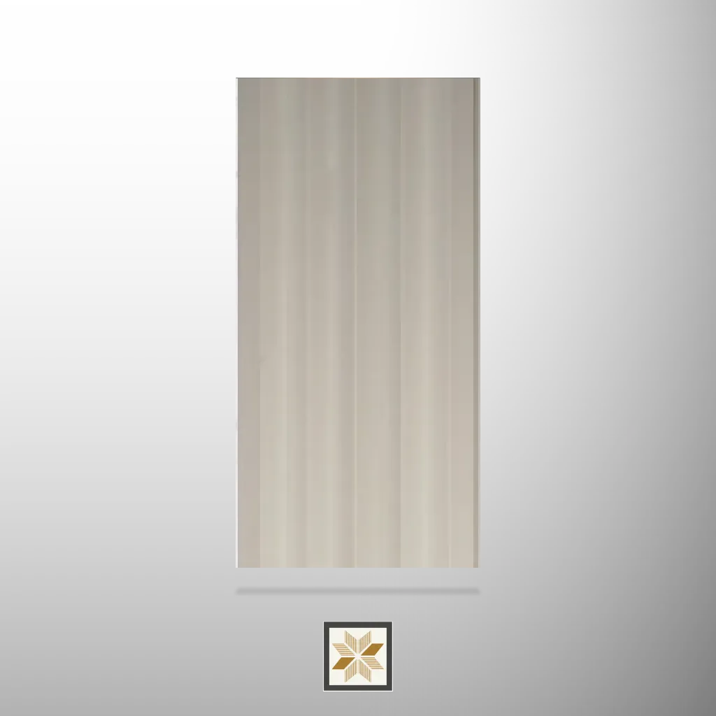 8x0.4 feet | 11 mm Ivory louvers (suitable for Bedroom, Feature Wall, Living Room, Office) | LV-21455