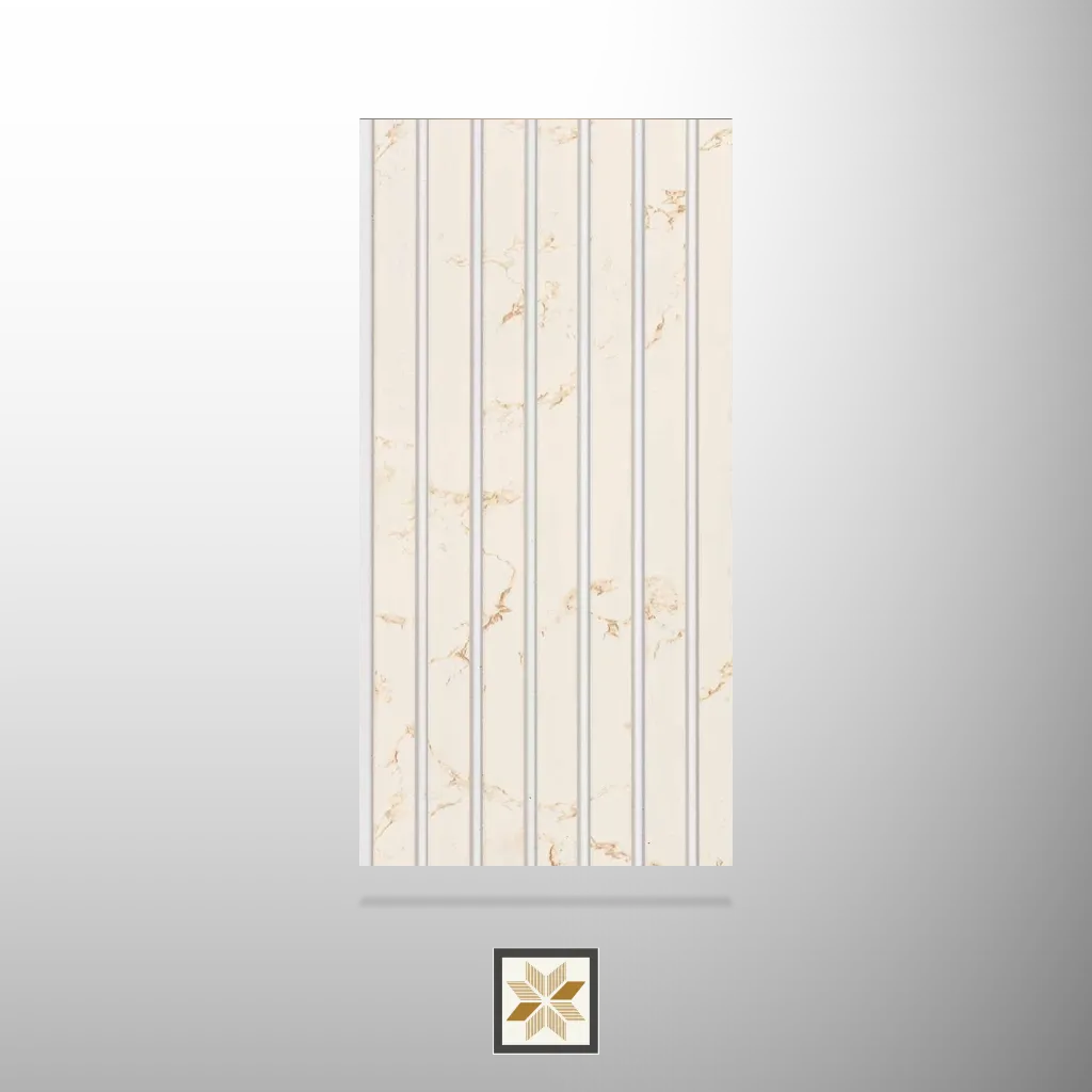 8x0.41 feet | 8 mm White Wood louvers (suitable for Bedroom, Hotel, Living Room, Office, Restaurant, TV Cabinet) | LV-21538