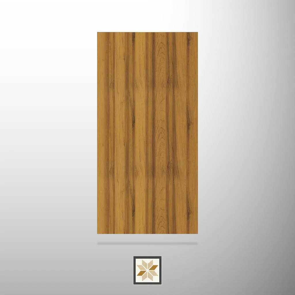 8x0.41 feet | 8 mm Brown Wood louvers (suitable for Bedroom, Hotel, Living Room, Office, Restaurant, TV Cabinet) | LV-21674
