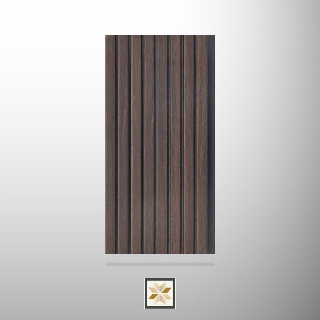 8x0.41 feet | 8 mm Brown Wood louvers (suitable for Bedroom, Hotel, Kitchen, Living Room, Office, Restaurant) | LV-21724