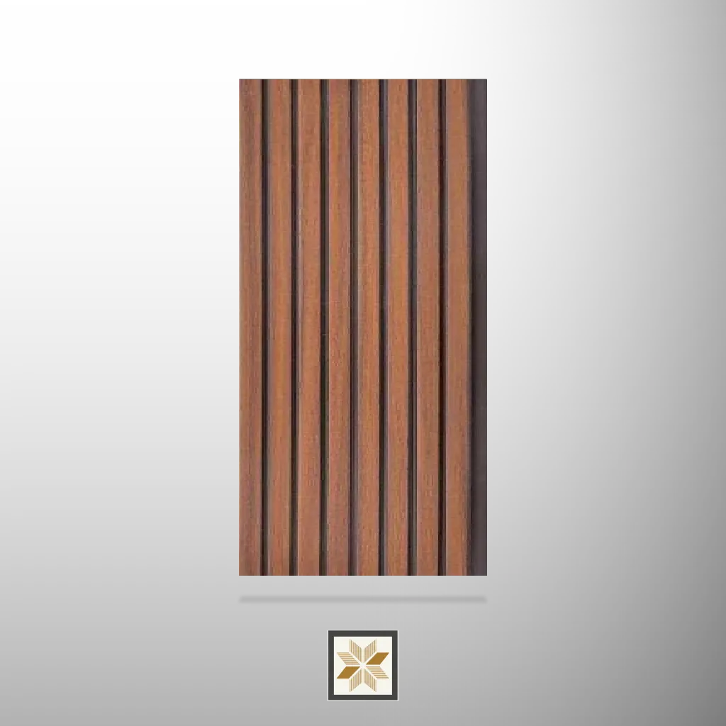 8x0.41 feet | 8 mm Brown Wood louvers (suitable for Bedroom, Hotel, Kitchen, Living Room, Office, Restaurant) | LV-21729