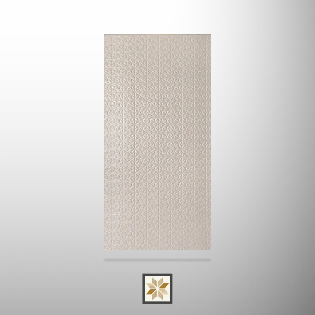 8x2 feet | 4 mm Brown Patterned louvers (suitable for Bedroom, Feature Wall, Living Room, Office, TV Cabinet) | LV-21871