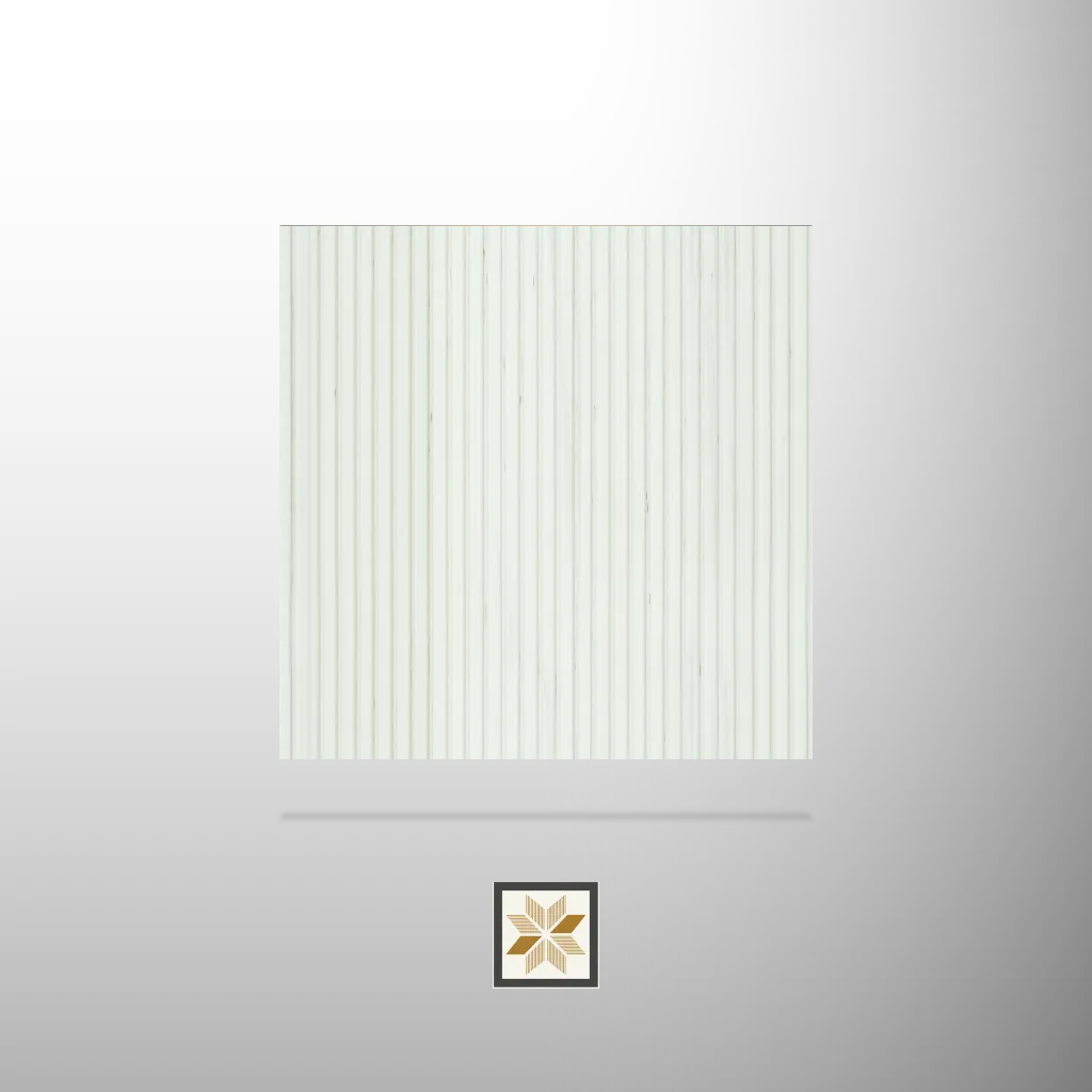 8x1 feet | 8 mm Black Marble louvers (suitable for Bedroom, Hotel, Kitchen, Living Room, Office, Restaurant) | LV-21945-B