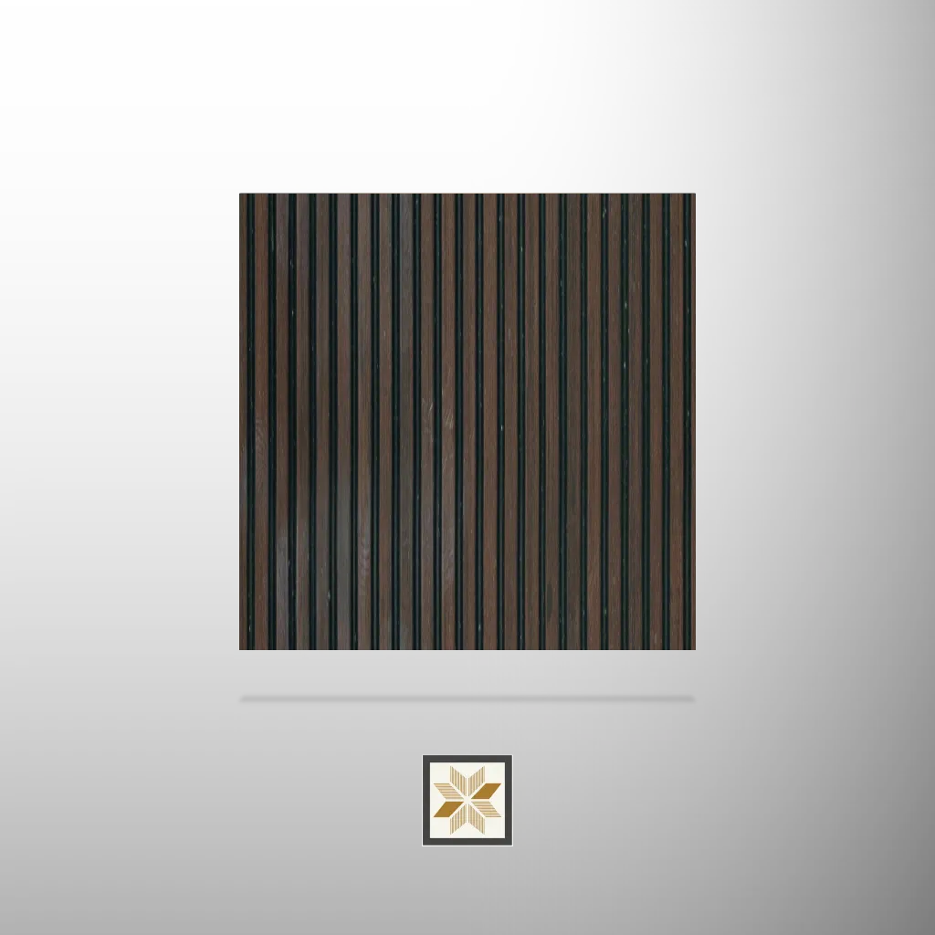 8x1 feet | 8 mm Sandlewood Wood louvers (suitable for Bedroom, Hotel, Kitchen, Living Room, Office, Restaurant) | LV-21943-H