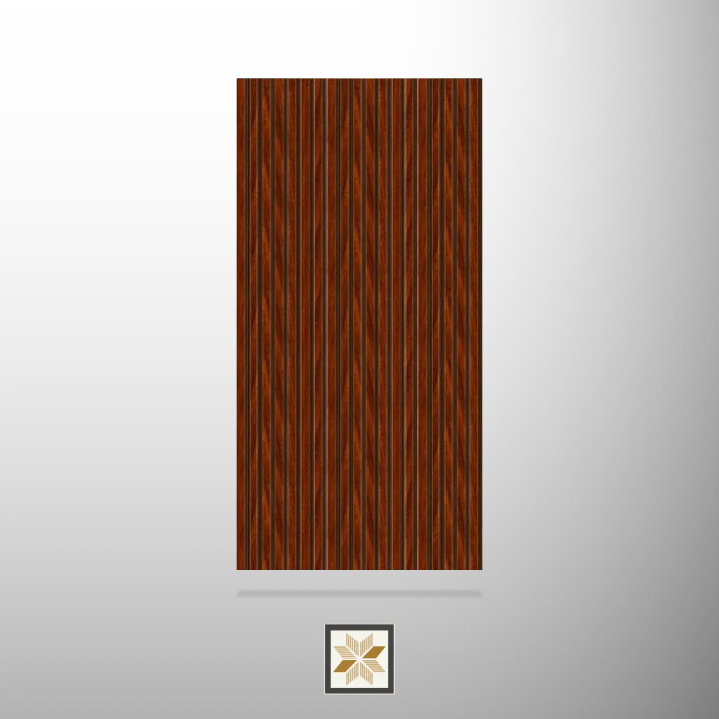 8x1 feet | 8 mm Brown Patterned louvers (suitable for Bedroom, Hotel, Kitchen, Living Room, Office, Restaurant) | LV-21950