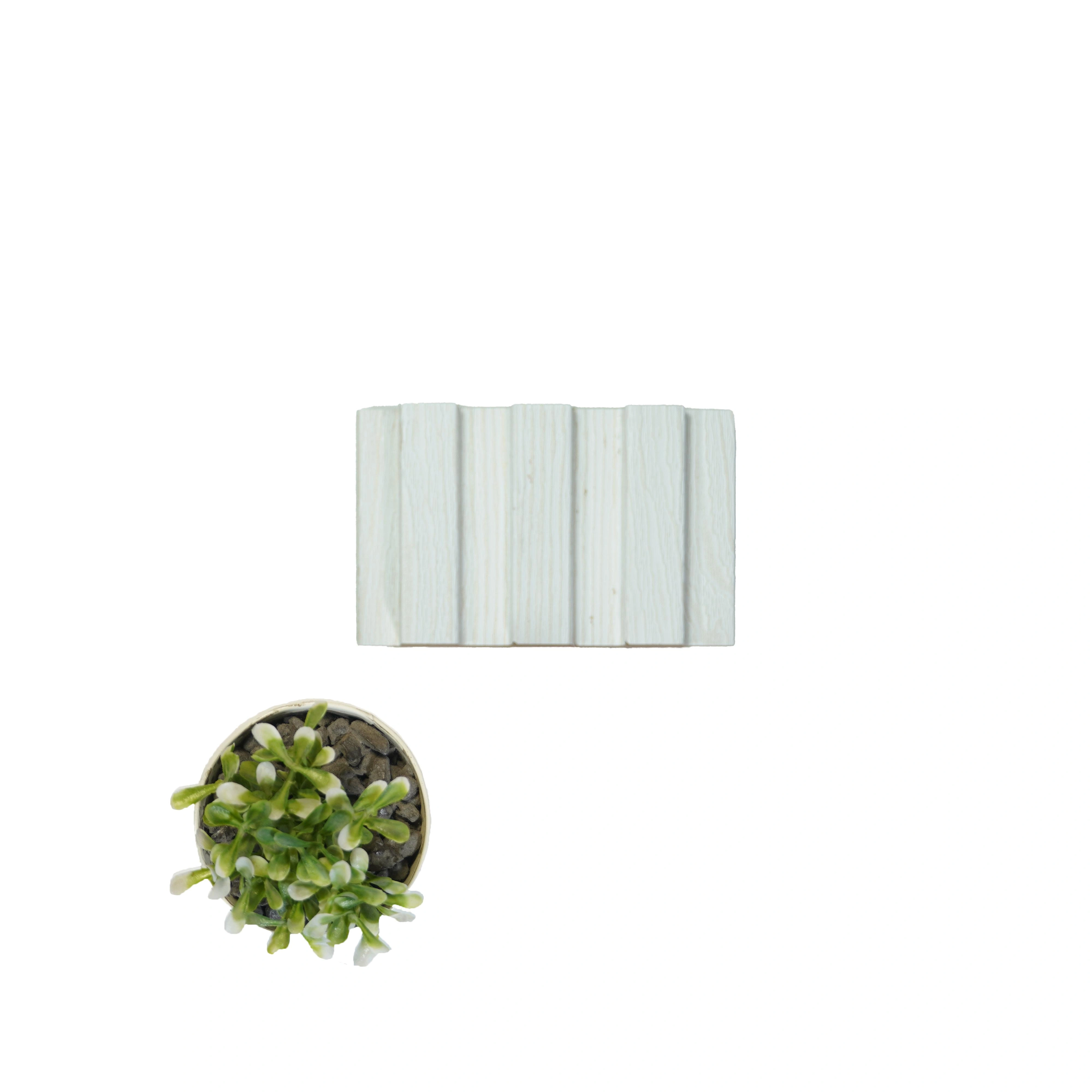 10x0.41 feet | 18 mm White Wood louvers (suitable for Bedroom, Hotel, Kitchen, Living Room, Office, Restaurant) | LV-22085