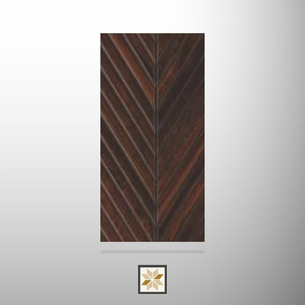 9.5x1 feet | Brown Wood louvers (suitable for Bathroom, Bedroom, Hotel, Kitchen, Living Room, Office, Restaurant, TV Cabinet, Wardrobe) | LV-22113