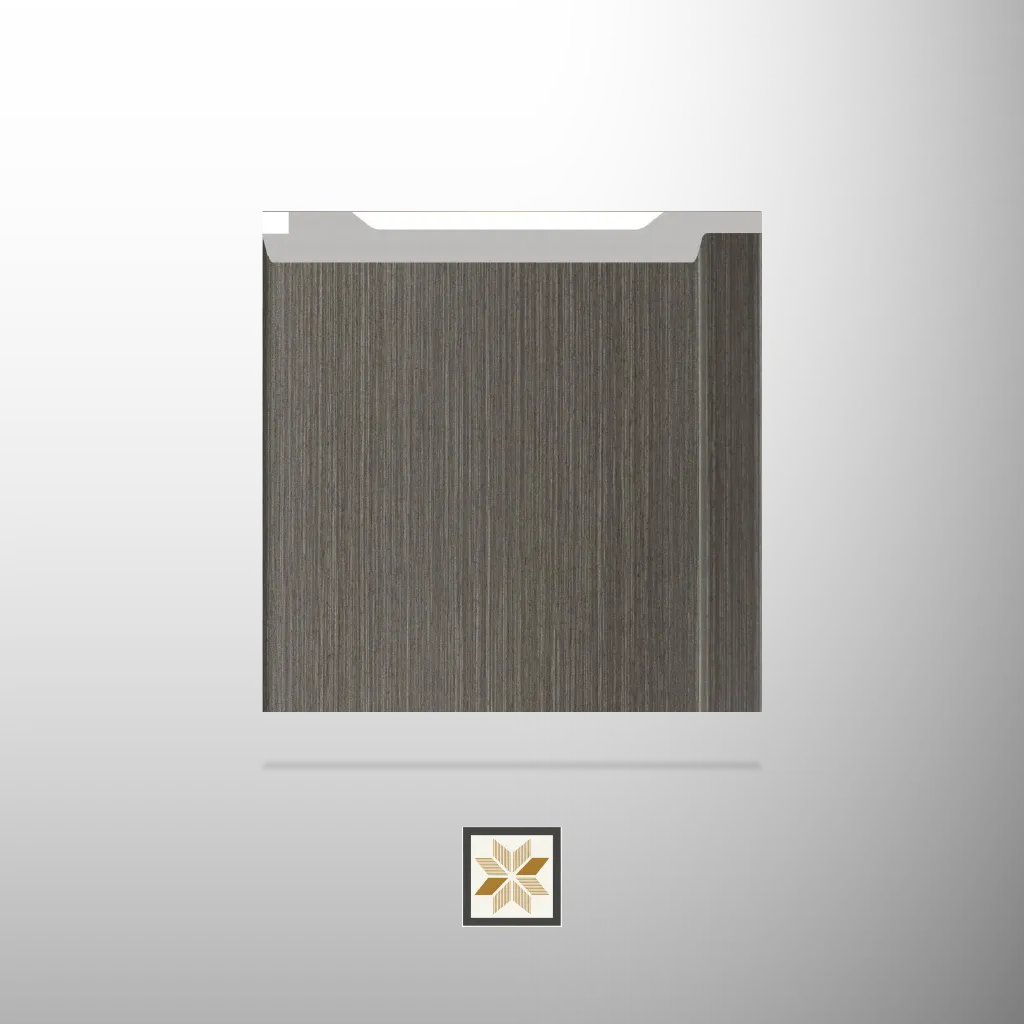 9.5x0.4 feet | 12 mm Charcoal Gray Wood louvers (suitable for Bedroom, Hotel, Kitchen, Living Room, Office, Restaurant, TV Cabinet, Wardrobe) | LV-22402-C