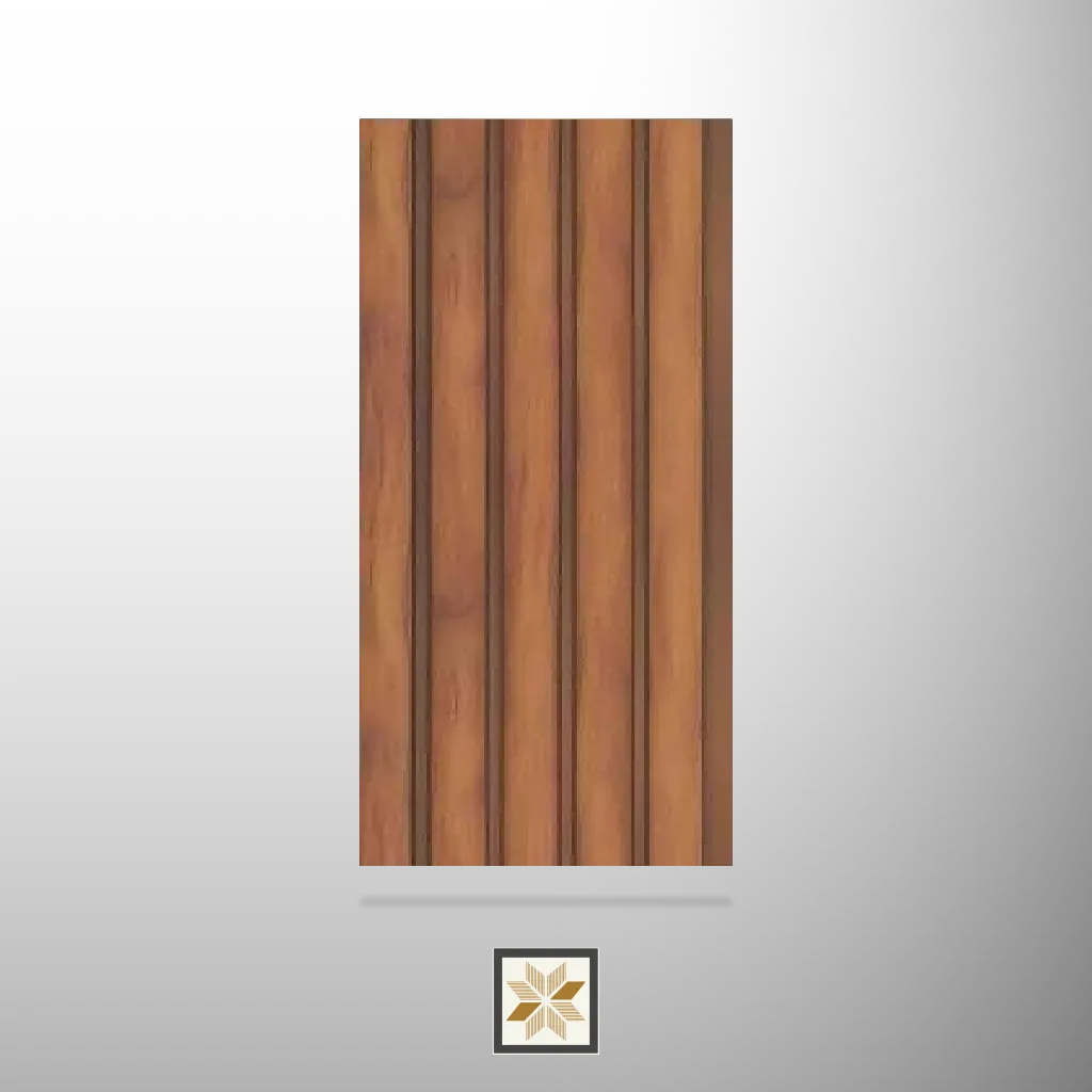 8x0.41 feet | 8 mm Brown louvers (suitable for Bedroom, Hotel, Kitchen, Living Room, Office, Restaurant) | LV-22214