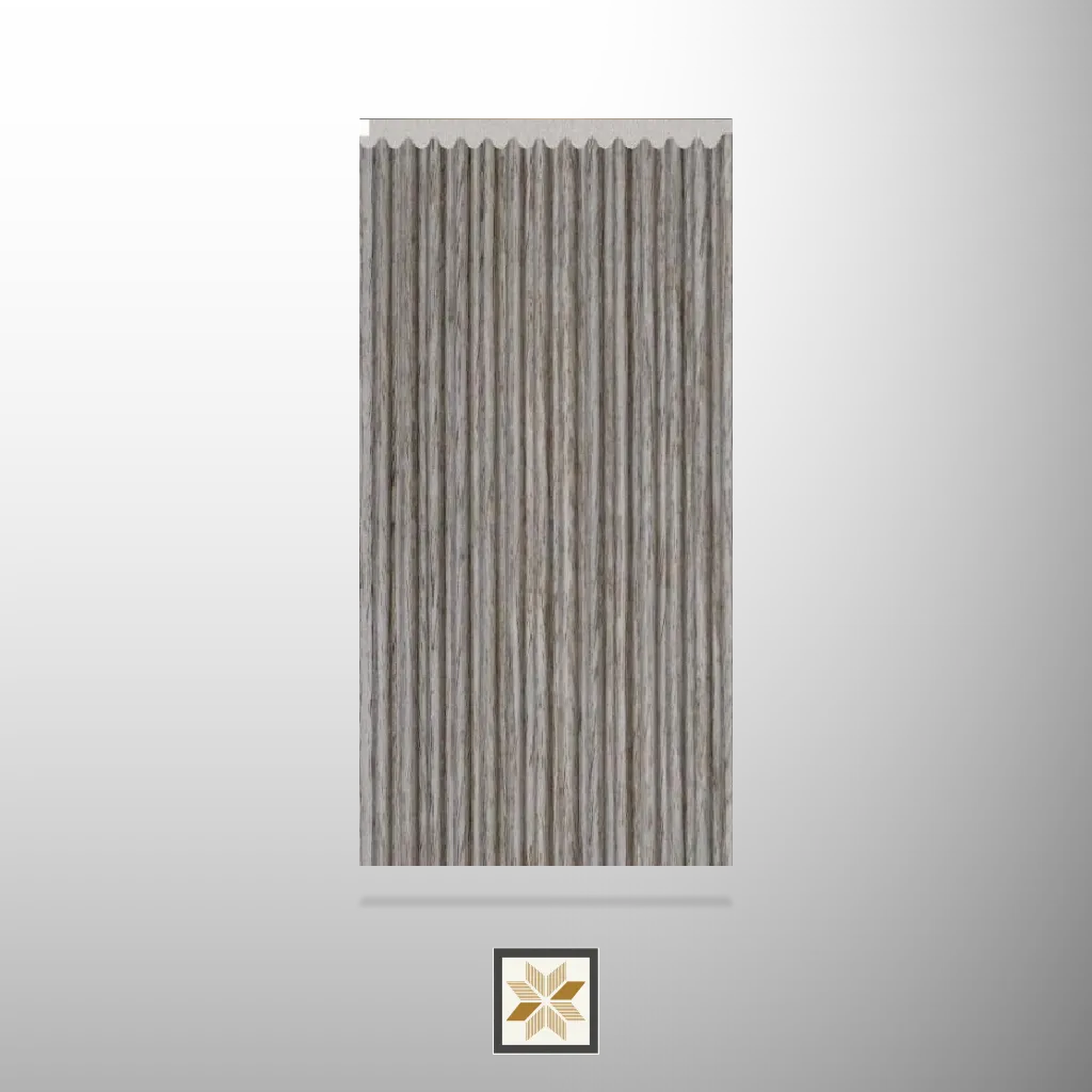 8x0.37 feet | 8 mm Weathered Grey Wood louvers (suitable for Bedroom, Hotel, Kitchen, Living Room, Office, Restaurant, TV Cabinet, Wardrobe) | LV-22378-L