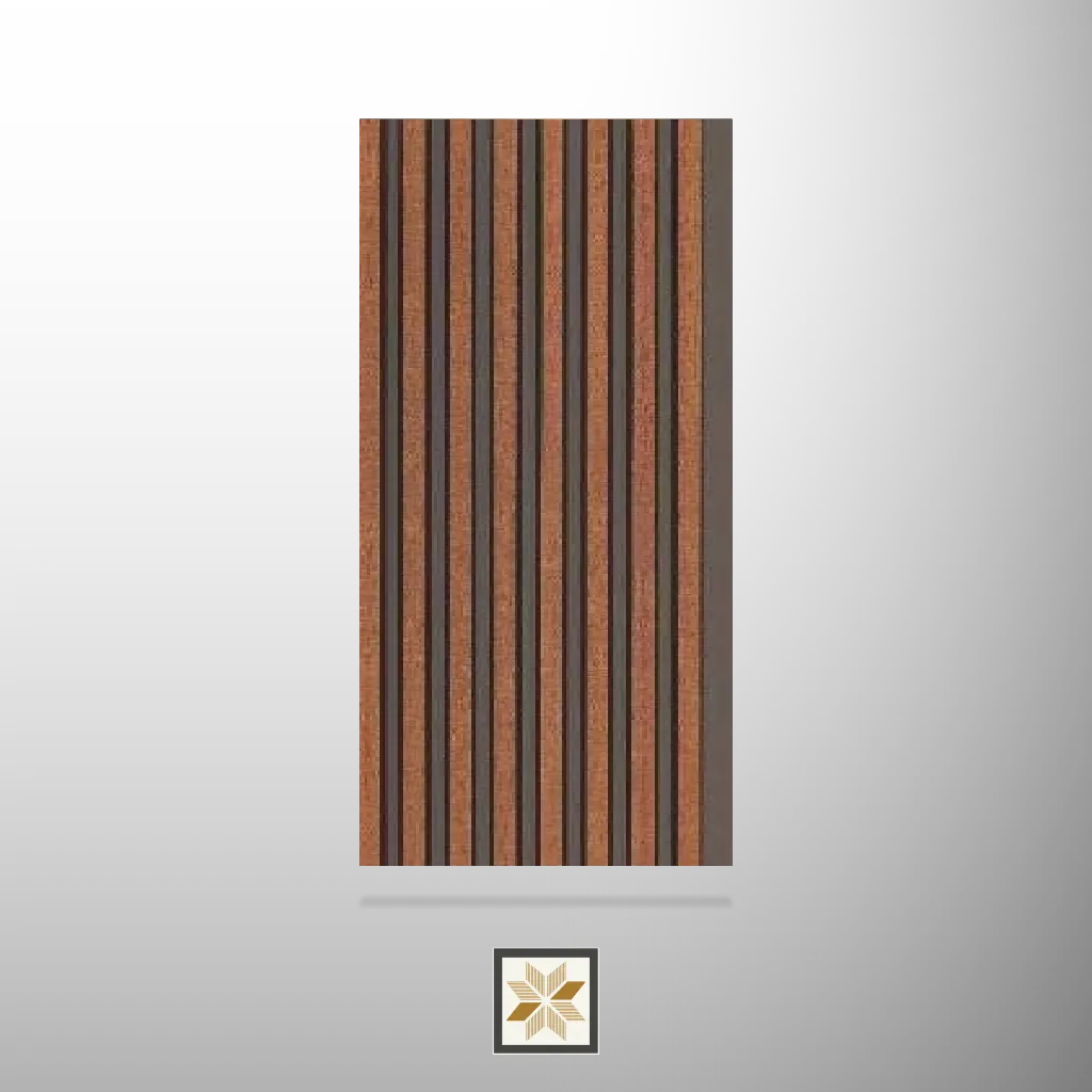 8x0.41 feet | 8 mm Brown Wood louvers (suitable for Bedroom, Hotel, Kitchen, Living Room, Office, Restaurant) | LV-22267