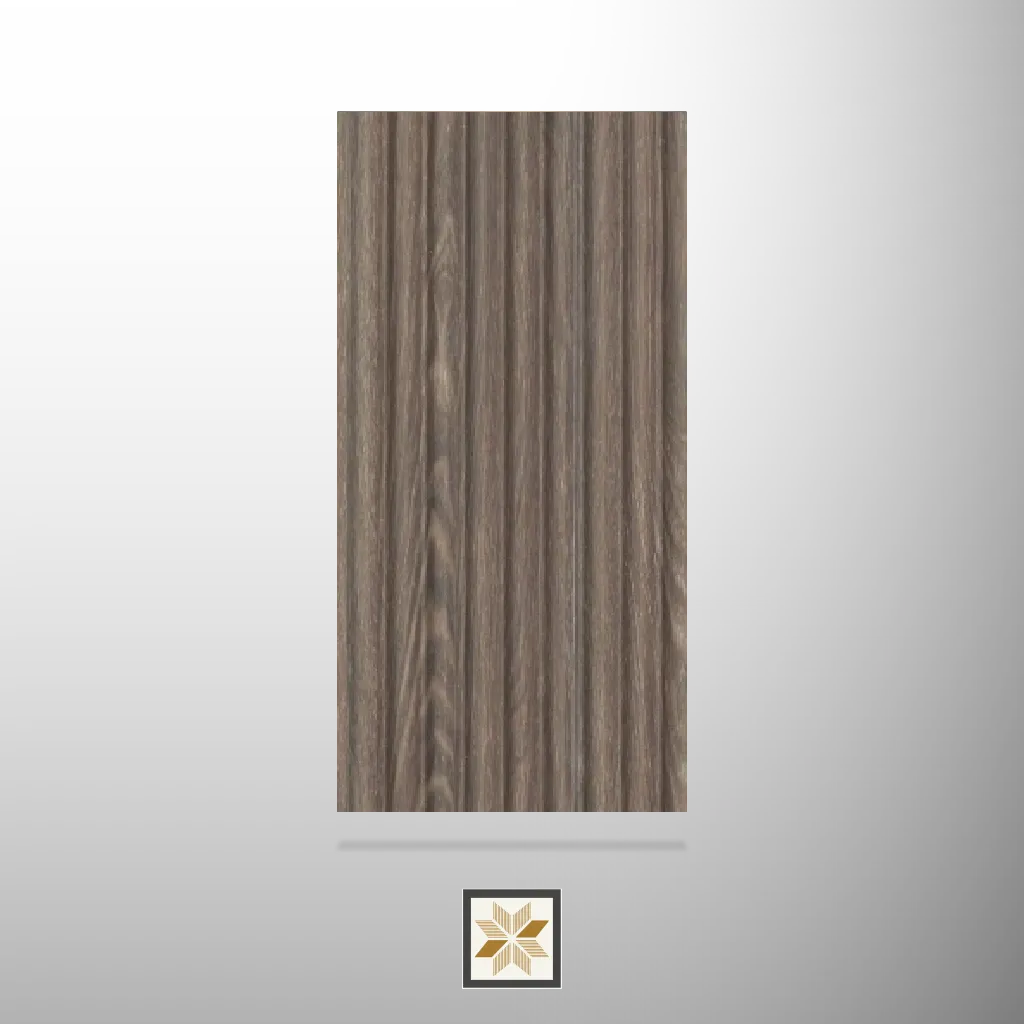 8x0.39 feet | 12 mm Smoky Walnut Wood louvers (suitable for Bedroom, Hotel, Kitchen, Living Room, Office, Restaurant, TV Cabinet, Wardrobe) | LV-22423-J
