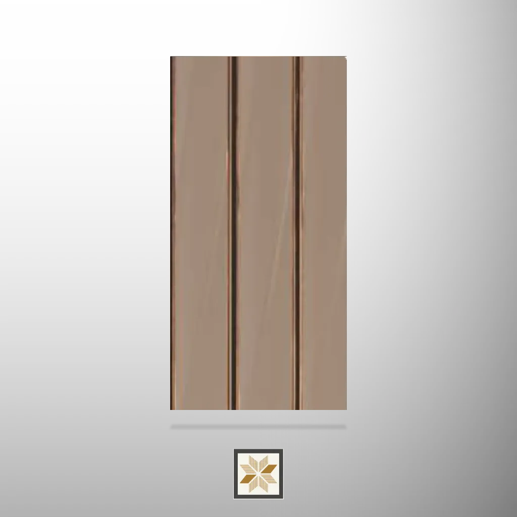 8x1 feet | Brown louvers (suitable for Bathroom, Bedroom, Hotel, Kitchen, Living Room, Office, Restaurant, TV Cabinet, Wardrobe) | LV-22389