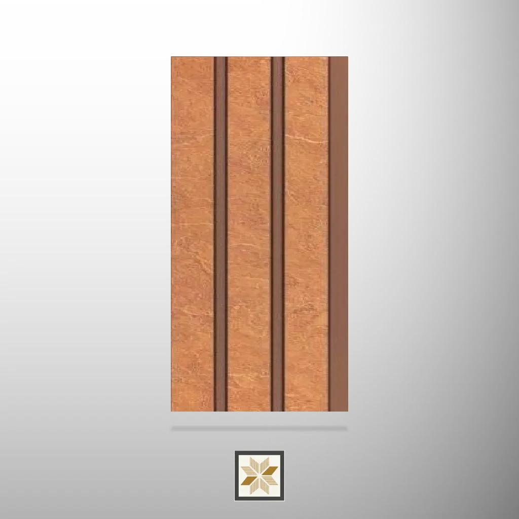 8x0.41 feet | 8 mm Brown Wood louvers (suitable for Bedroom, Hotel, Kitchen, Living Room, Office, Restaurant) | LV-22401