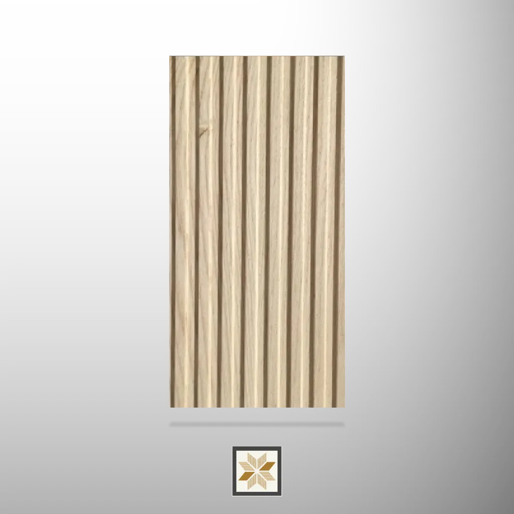8x4 feet | 6 mm Brown Wood louvers (suitable for Bedroom, Hotel, Kitchen, Living Room, Office) | LV-22450-C