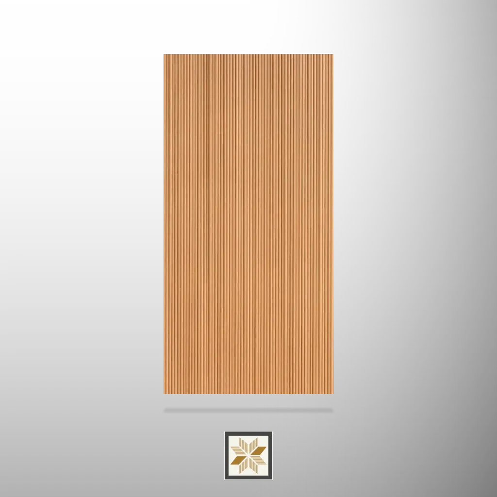 8x4 feet | 8 mm Brown louvers (suitable for Bedroom, Hotel, Kitchen, Living Room, Office, Restaurant) | LV-22436