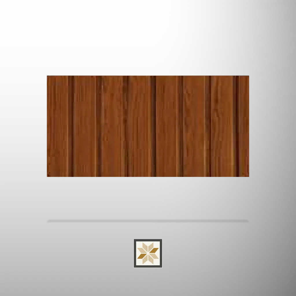 10x1.1 feet | 12 mm Brown Wood louvers (suitable for Bedroom, Hotel, Kitchen, Living Room, Office, Restaurant) | LV-23067-C