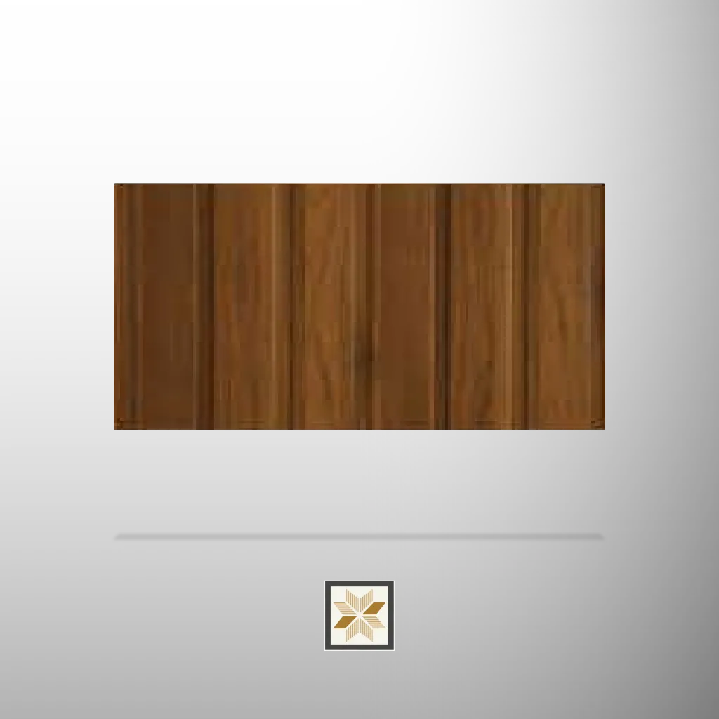 10x1.1 feet | 12 mm Brown Wood louvers (suitable for Bedroom, Hotel, Kitchen, Living Room, Office, Restaurant) | LV-23100-D