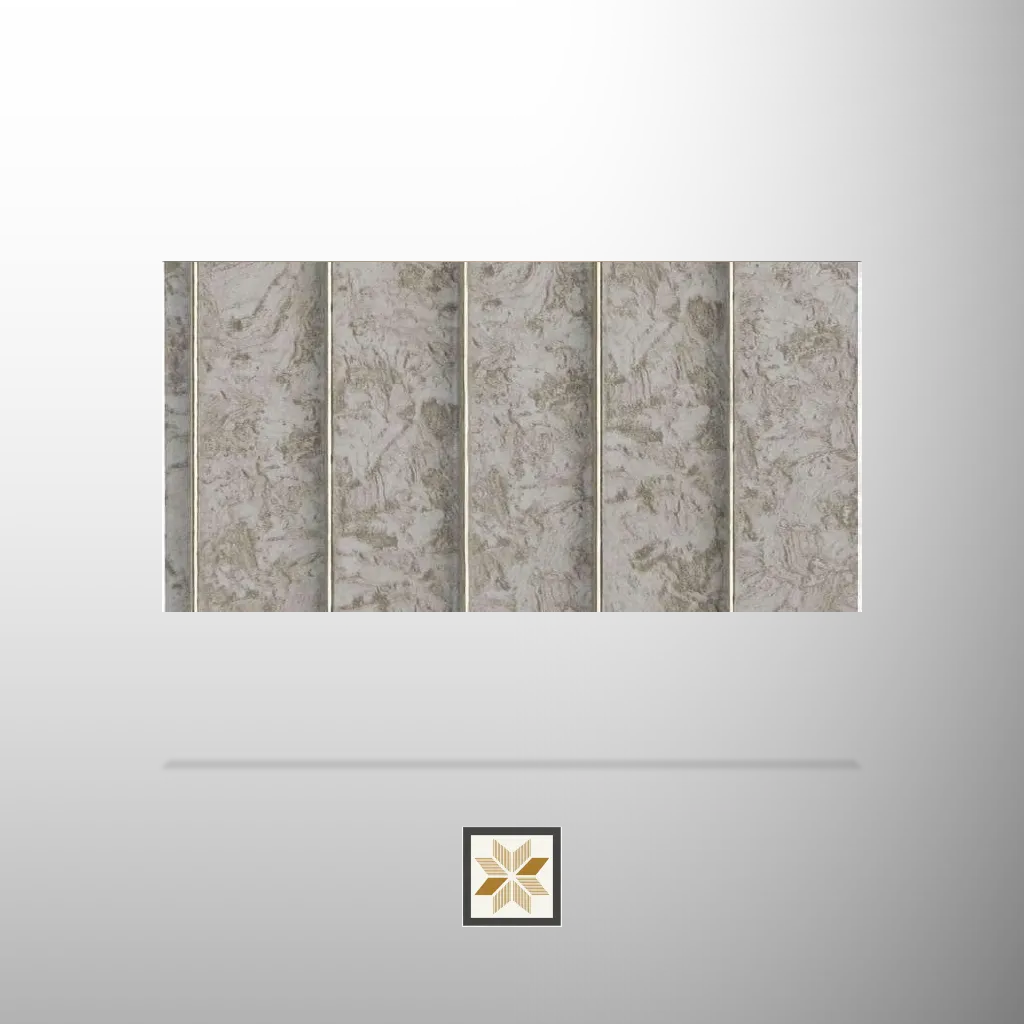 9.5x0.38 feet | 11 mm Grey Marble louvers (suitable for Bedroom, Living Room, Office) | LV-22515