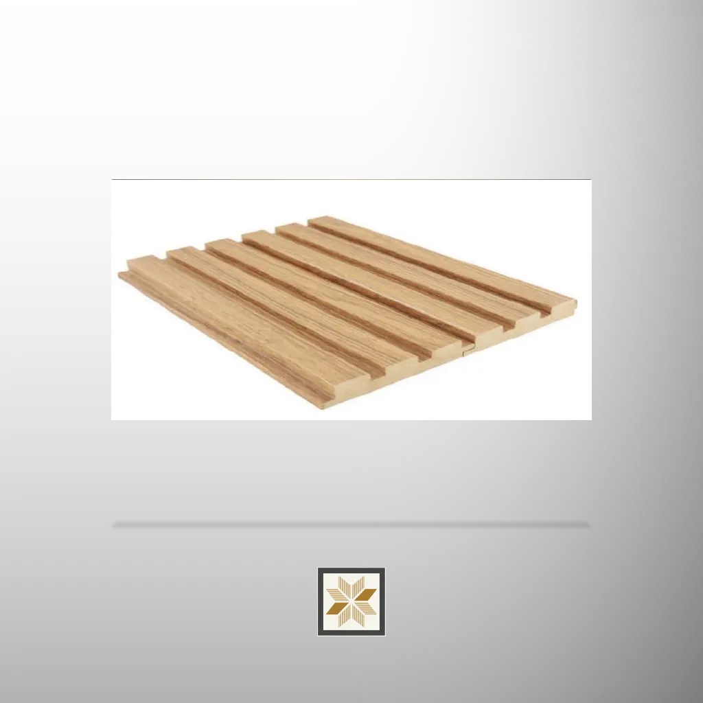 9x0.39 feet | 18 mm Brown Wood louvers (suitable for Bedroom, Living Room, Office) | LV-22569-D