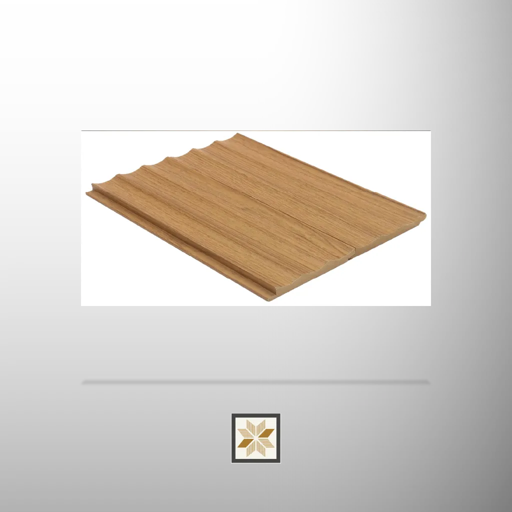 9x0.39 feet | 18 mm Brown Wood louvers (suitable for Bedroom, Living Room, Office) | LV-22694-G