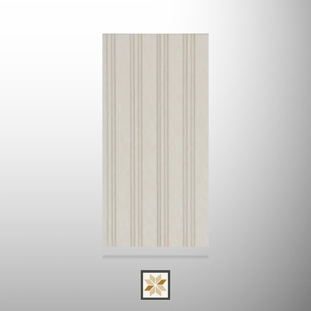 8x0.39 feet | 12 mm White Wood louvers (suitable for Bedroom, Living Room, Office, Retail) | LV-22621