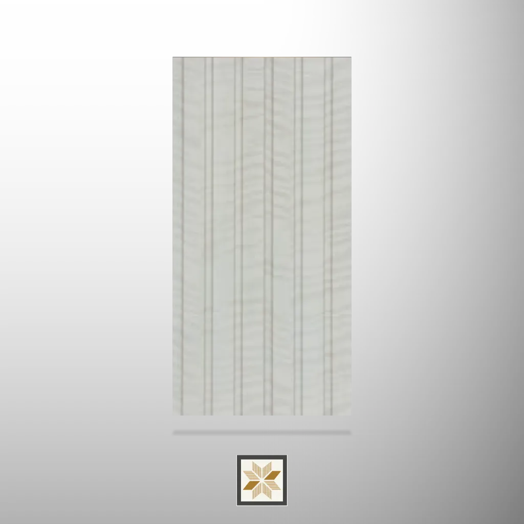 8x0.39 feet | 12 mm White Wood louvers (suitable for Bedroom, Living Room, Office, Retail) | LV-22628