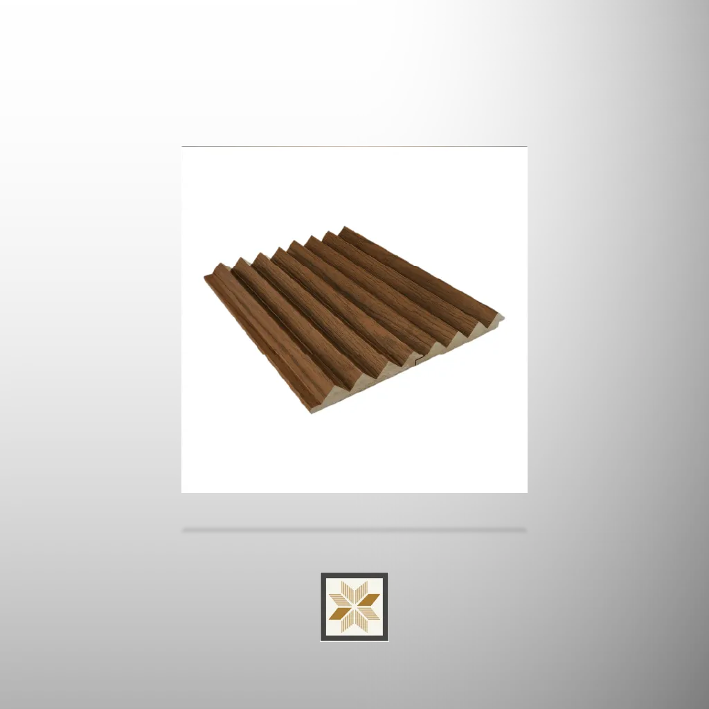 9x0.39 feet | 18 mm Brown Wood louvers (suitable for Bedroom, Living Room, Office) | LV-22669-H