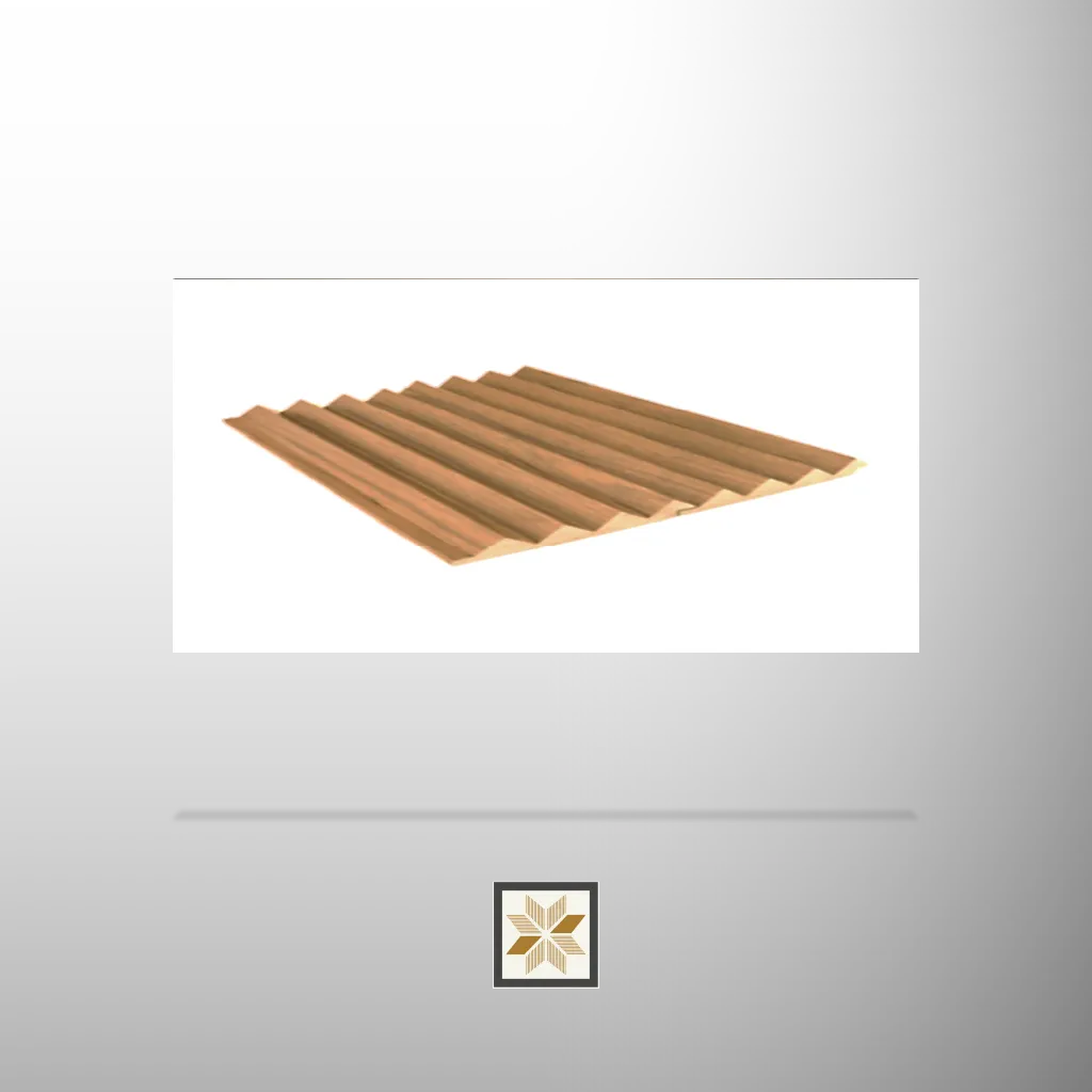 9x0.39 feet | 18 mm Brown Wood louvers (suitable for Bedroom, Living Room, Office) | LV-22694-H