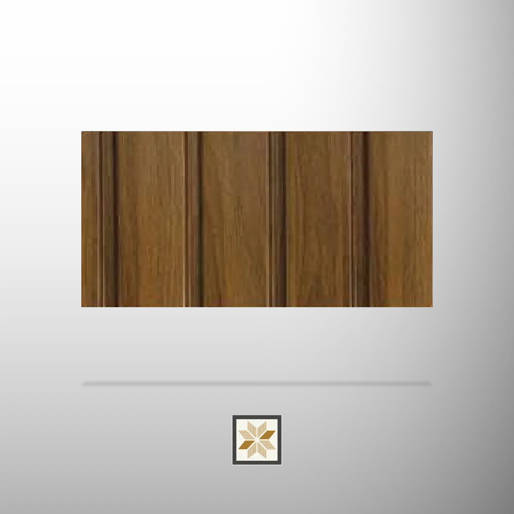 10x1.1 feet | 12 mm Brown Wood louvers (suitable for Bedroom, Hotel, Kitchen, Living Room, Office, Restaurant) | LV-22829-B