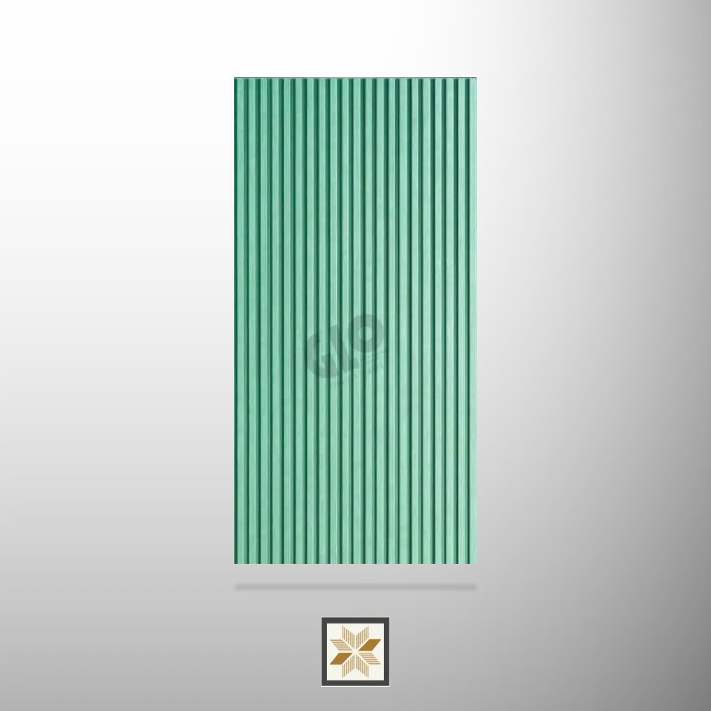 8x4 feet | 17 mm Green louvers (suitable for Bedroom, Hotel, Kitchen, Living Room, Office, Restaurant) | LV-22846