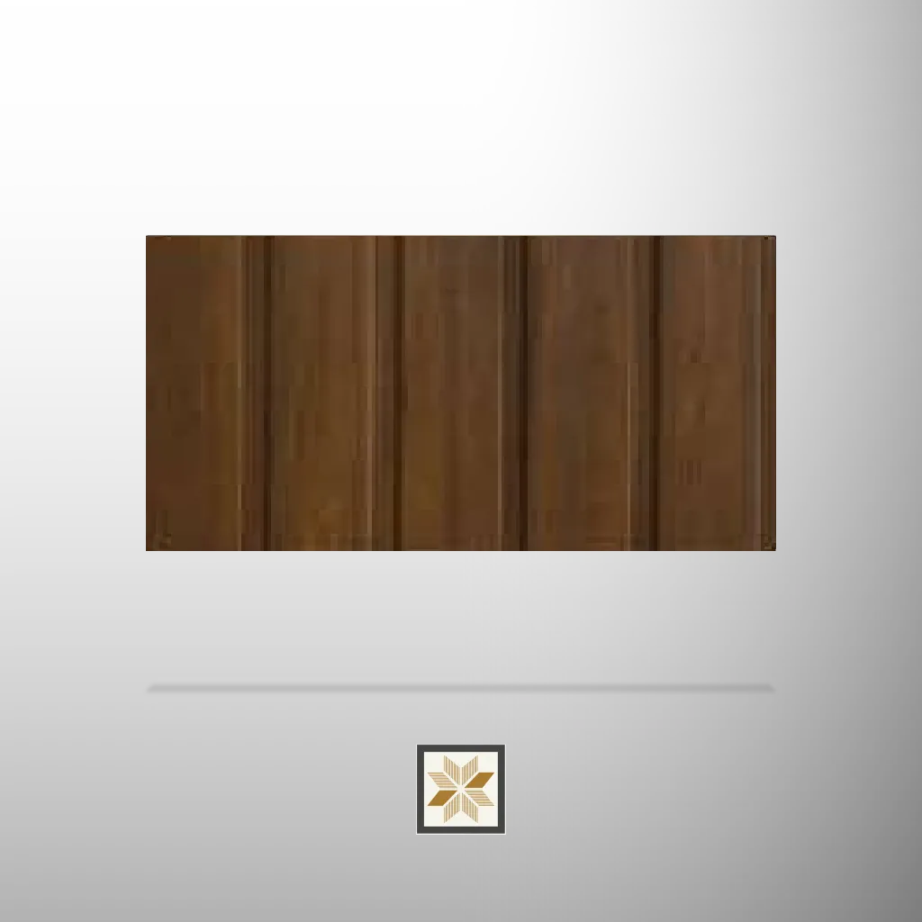 10x1.1 feet | 12 mm Brown Wood louvers (suitable for Bedroom, Hotel, Kitchen, Living Room, Office, Restaurant) | LV-23136-D