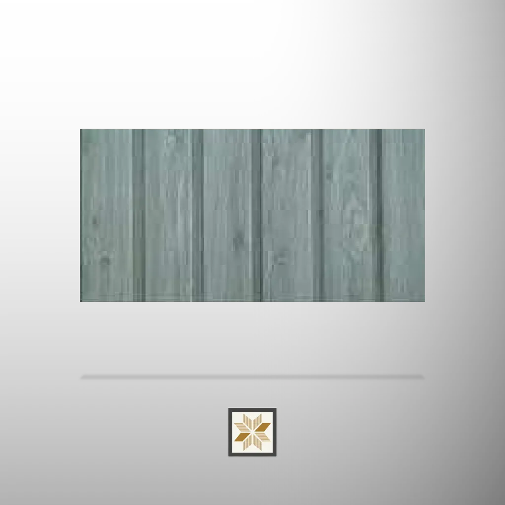 10x1.1 feet | 12 mm Grey Wood louvers (suitable for Bedroom, Hotel, Kitchen, Living Room, Office, Restaurant) | LV-23158-D