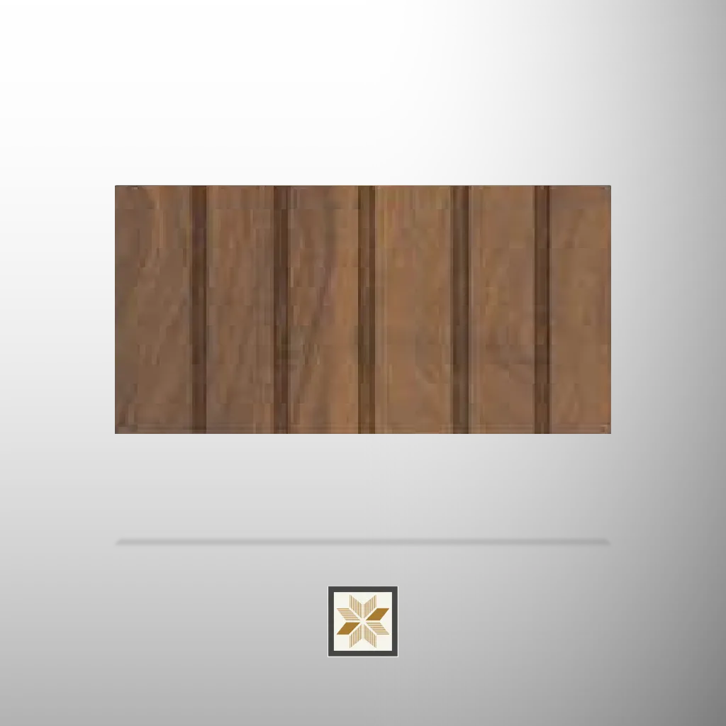 10x1.1 feet | 12 mm Brown Wood louvers (suitable for Bedroom, Hotel, Kitchen, Living Room, Office, Restaurant) | LV-23024